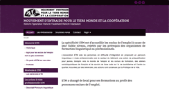 Desktop Screenshot of etm-entraide.com